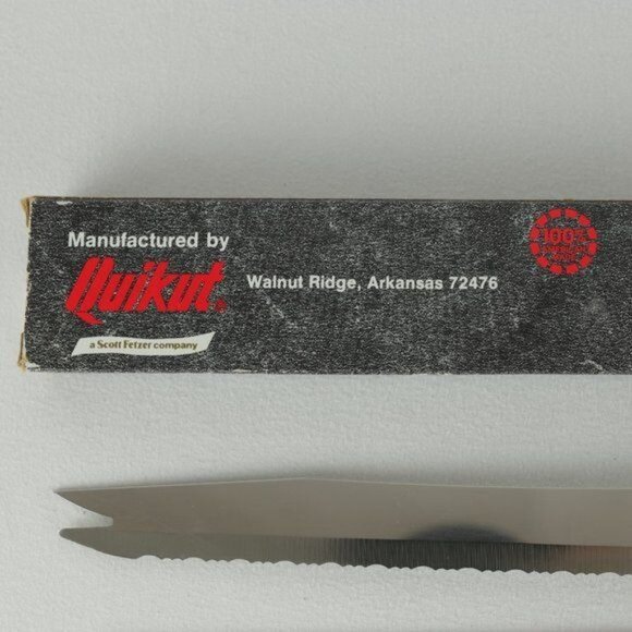 Quikut Sharpkut II Carve & Serve Serrated Knife NWT - Picture 4 of 4